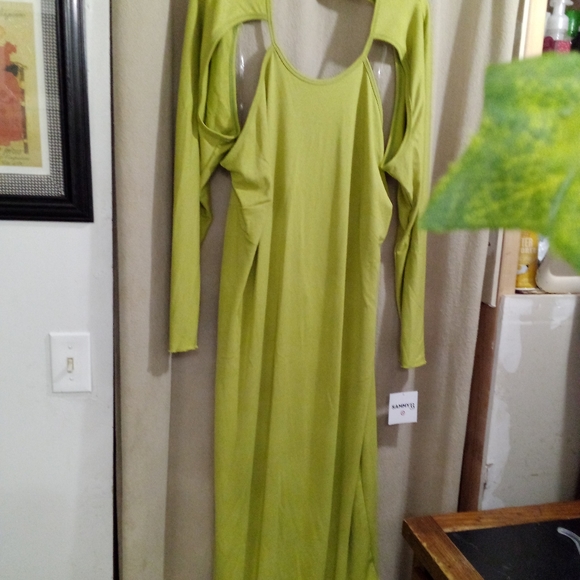 ⭐ PLUS SIZE 2X BODY CON MIDI DRESS NWT SAMMY B. Party Club Outfit - Picture 1 of 10